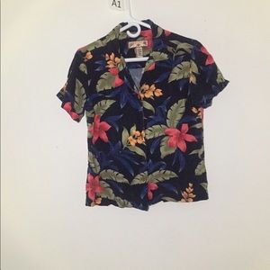 Caribbean Joe Button Down Short Sleeve Shirt